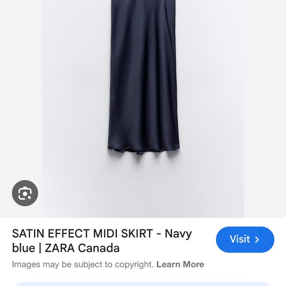 NWT Zara maxi satin skirt - Picture 4 of 6